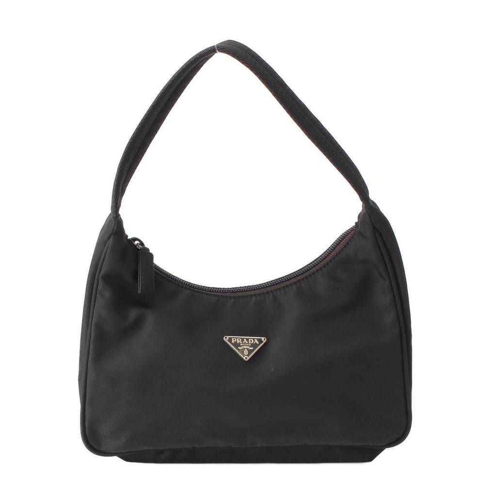 Prada Triangle Pouch Logo Mini Accessory Handbag … - image 1